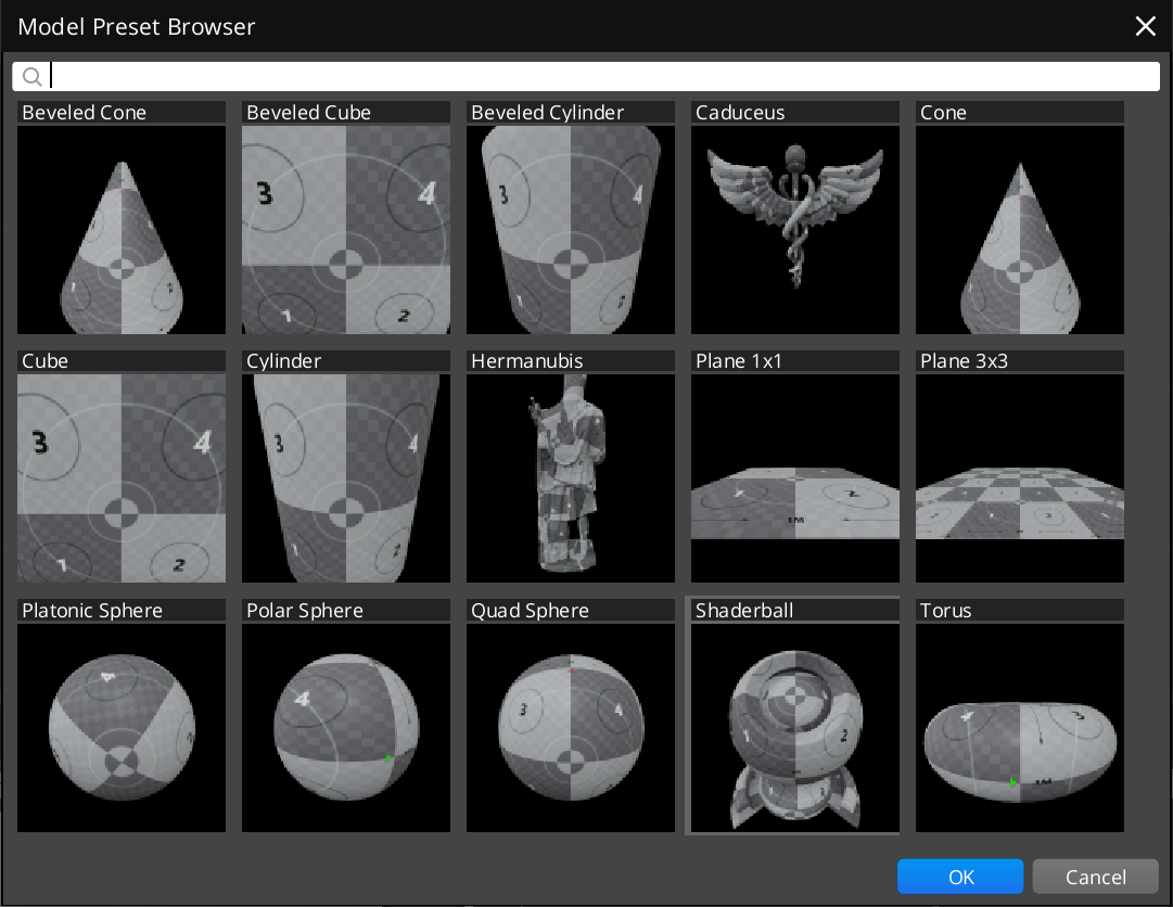 Model Preset Browser