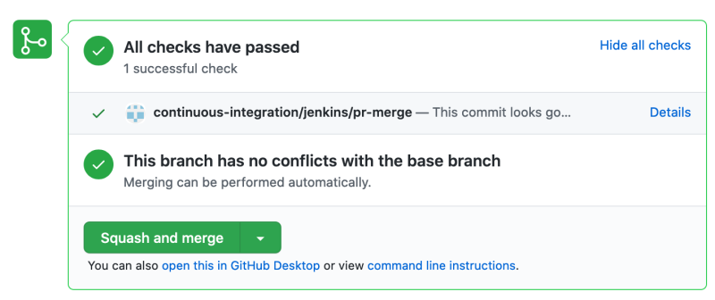 An O3DE contribution pull request in a green approved state.