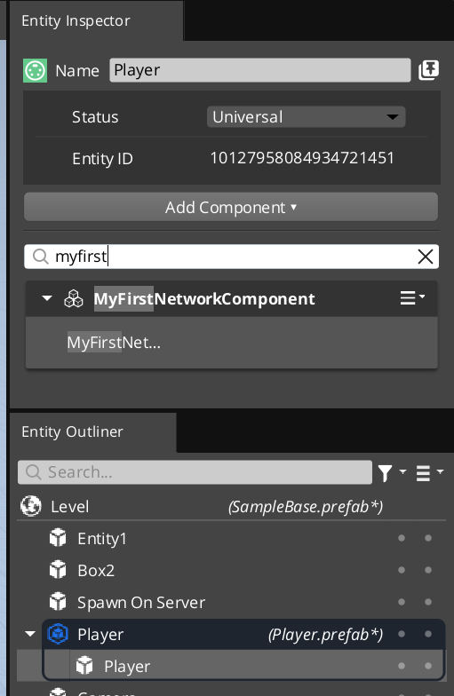 Attaching Network Component to an Autonomous Entity