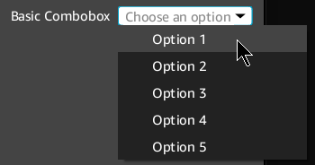 component combobox basic