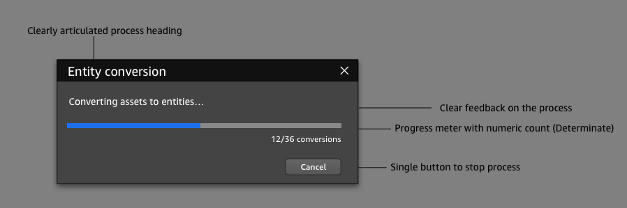 component progress bar determinate