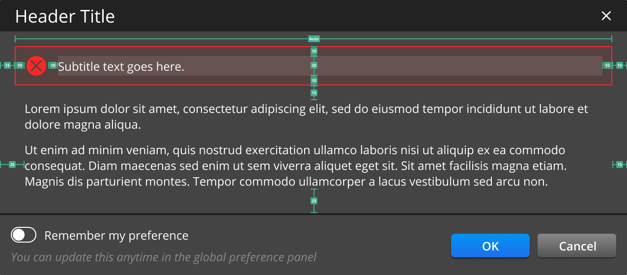 Inline Toast - Markup