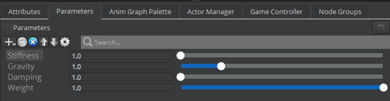 Create your parameters for your anim graph.