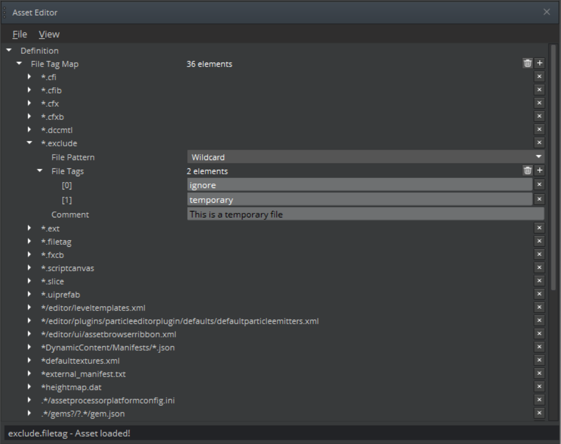 Complete the new file tag rule by selecting a File Pattern type and entering one or more File Tags.