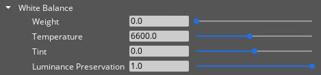 HDR Color Grading White Balance