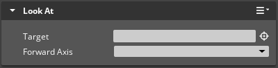 Look-At component properties