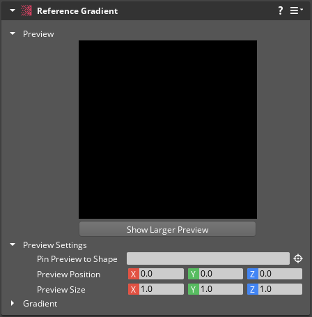 Reference Gradient component properties