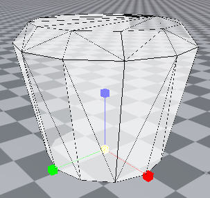 PhysX Mesh Collider component mode physics asset resize manipulator