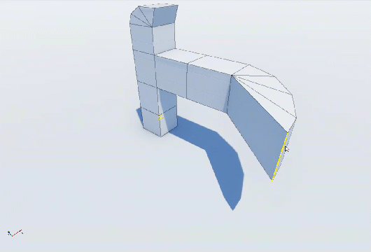 White Box extrude edge.