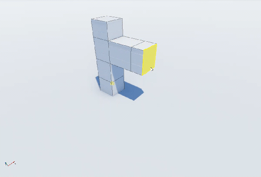 White Box extrude face.