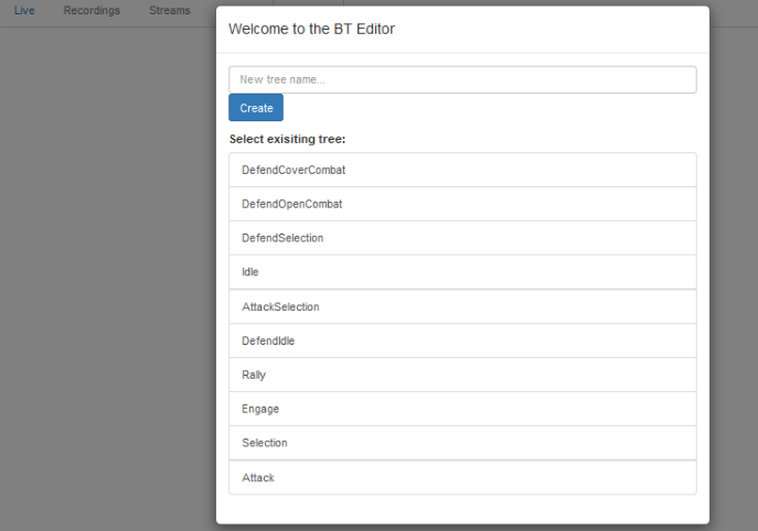 BT editor