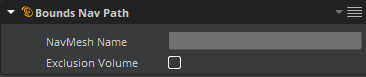Navmesh exclusion volume