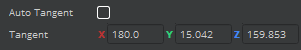 spline tool manual tangent display