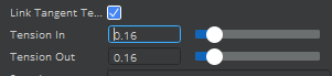 spline tool tension low display