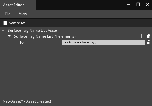 Adding surface tag names.