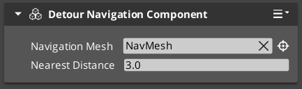 Navigation Mesh components