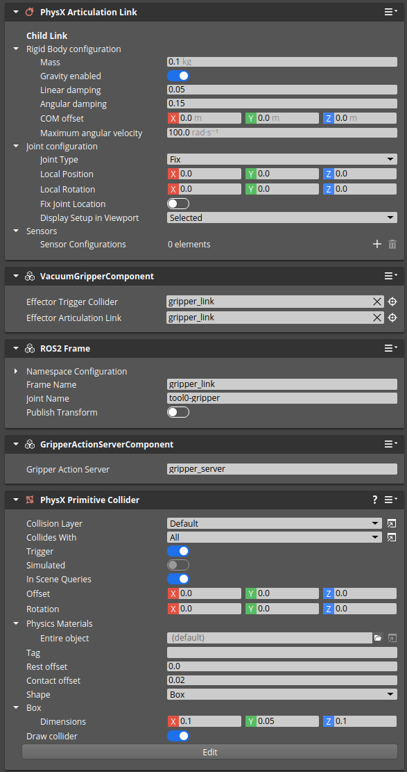 Gripper Config