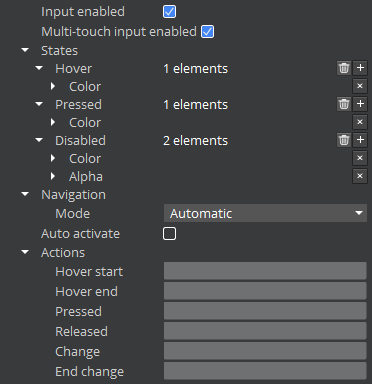 Properties Pane