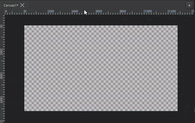 To create guides, ensure the Ruler is displayed and then drag down or across from the side or top ruler.