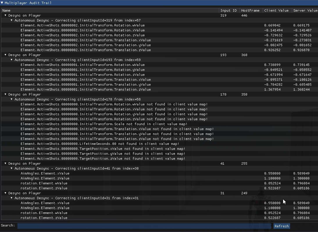 Audit Trail Overlay