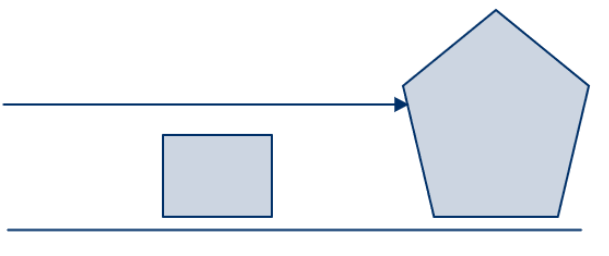 Raycast query example in PhysX world.