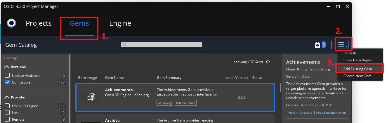 Register Gem