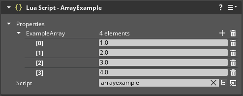 Property array