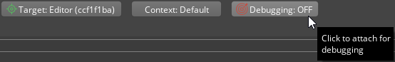 Click to detach from debugging