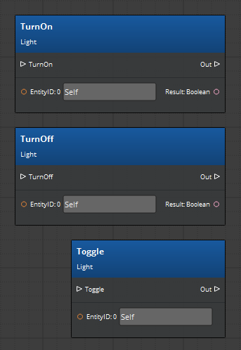 Light component nodes in Script Canvas