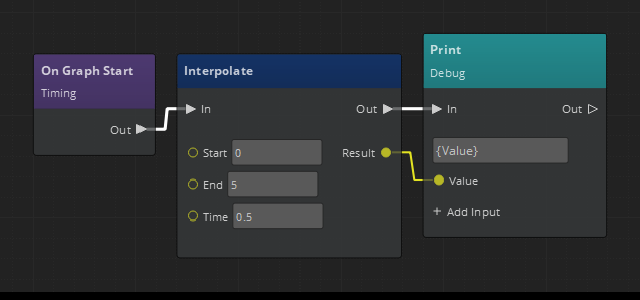 When a function is used in a Script Canvas graph, it appears as a node, using the function&rsquo;s filename as the node name.