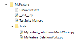 MyFeature Folder Structure